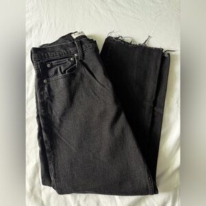 Abercrombie & Fitch Dark Gray/Black High Rise Jeans